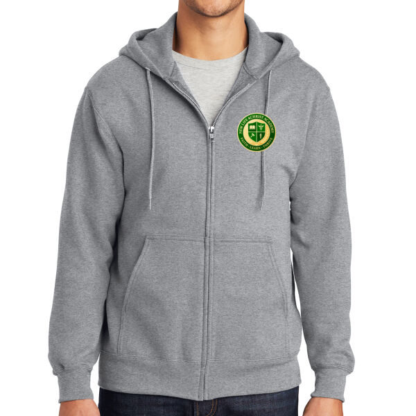 Port & Co ® - Essential Fleece Full Zip Hooded Sweatshirt Thumbnail