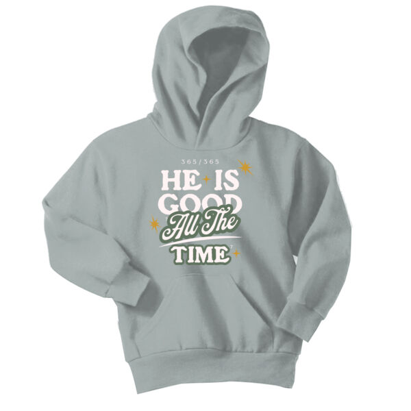 Port & Co ® - Youth Core Fleece Pullover Hooded Sweatshirt Thumbnail