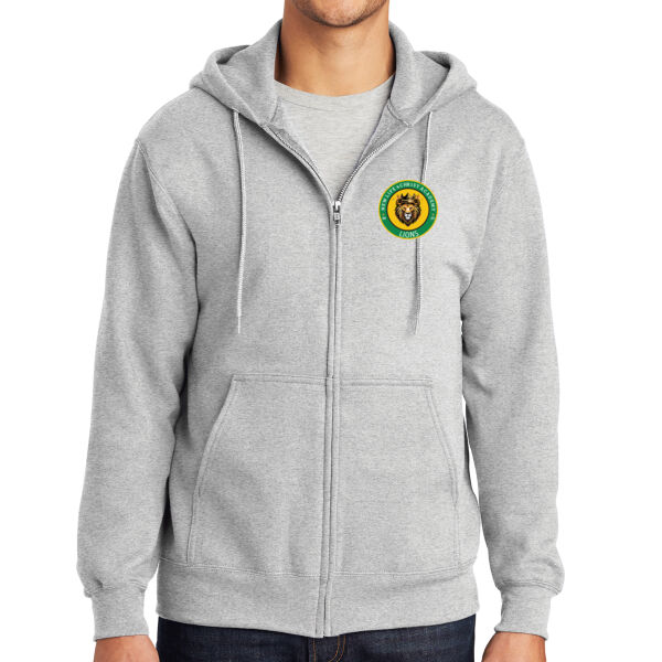 Port & Co ® - Essential Fleece Full Zip Hooded Sweatshirt Thumbnail
