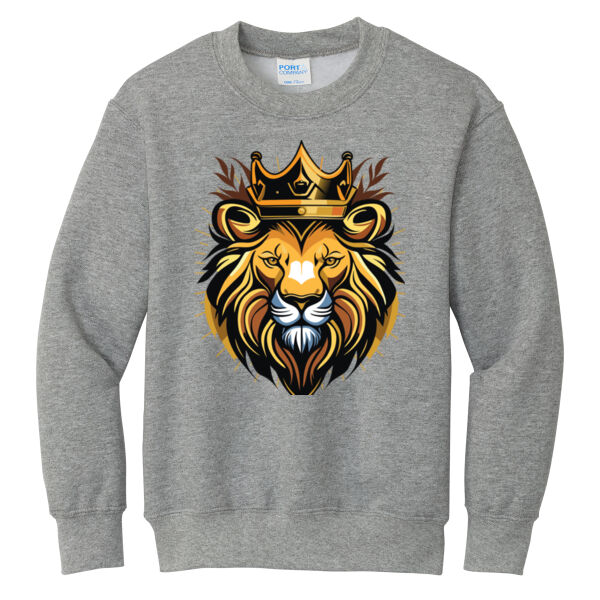 Port & Co ® - Youth Core Fleece Crewneck Sweatshirt Thumbnail